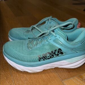Women's Teal Athletic Shoes HOKA Bondi